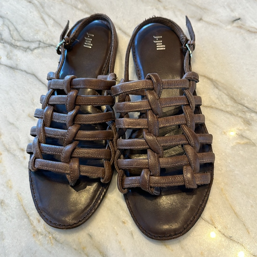 J Jill genuine leather sandals, size 10 absolute comfort - Picture 3 of 13